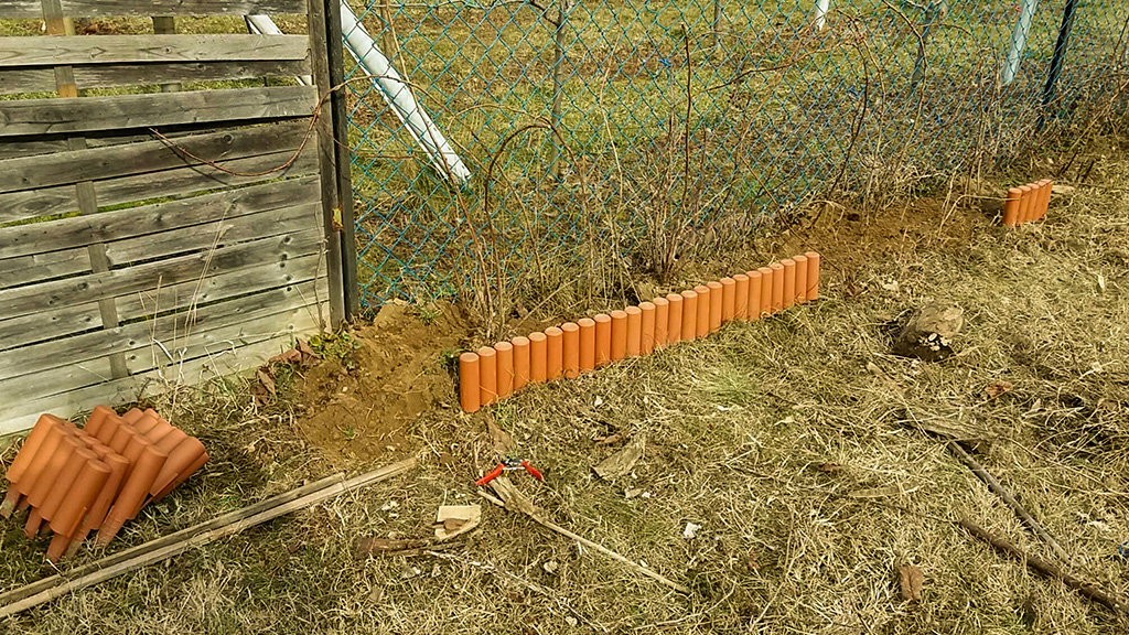 Dísz szegély elhelyezés