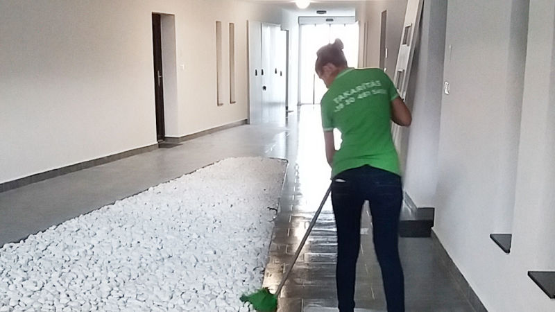 Nagy helyiségek egységes felmosása